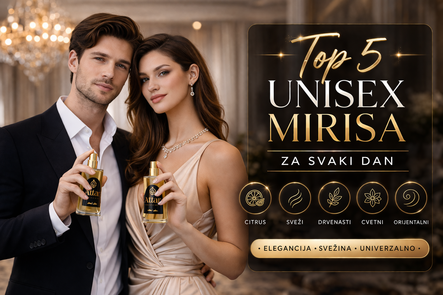 Top 5 unisex mirisa za svaki dan